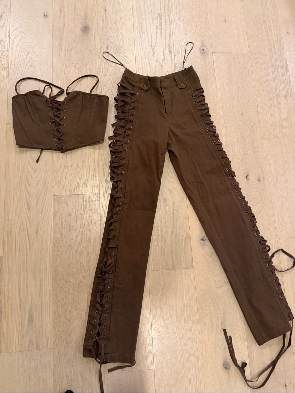 Fashion nova two piece pant set